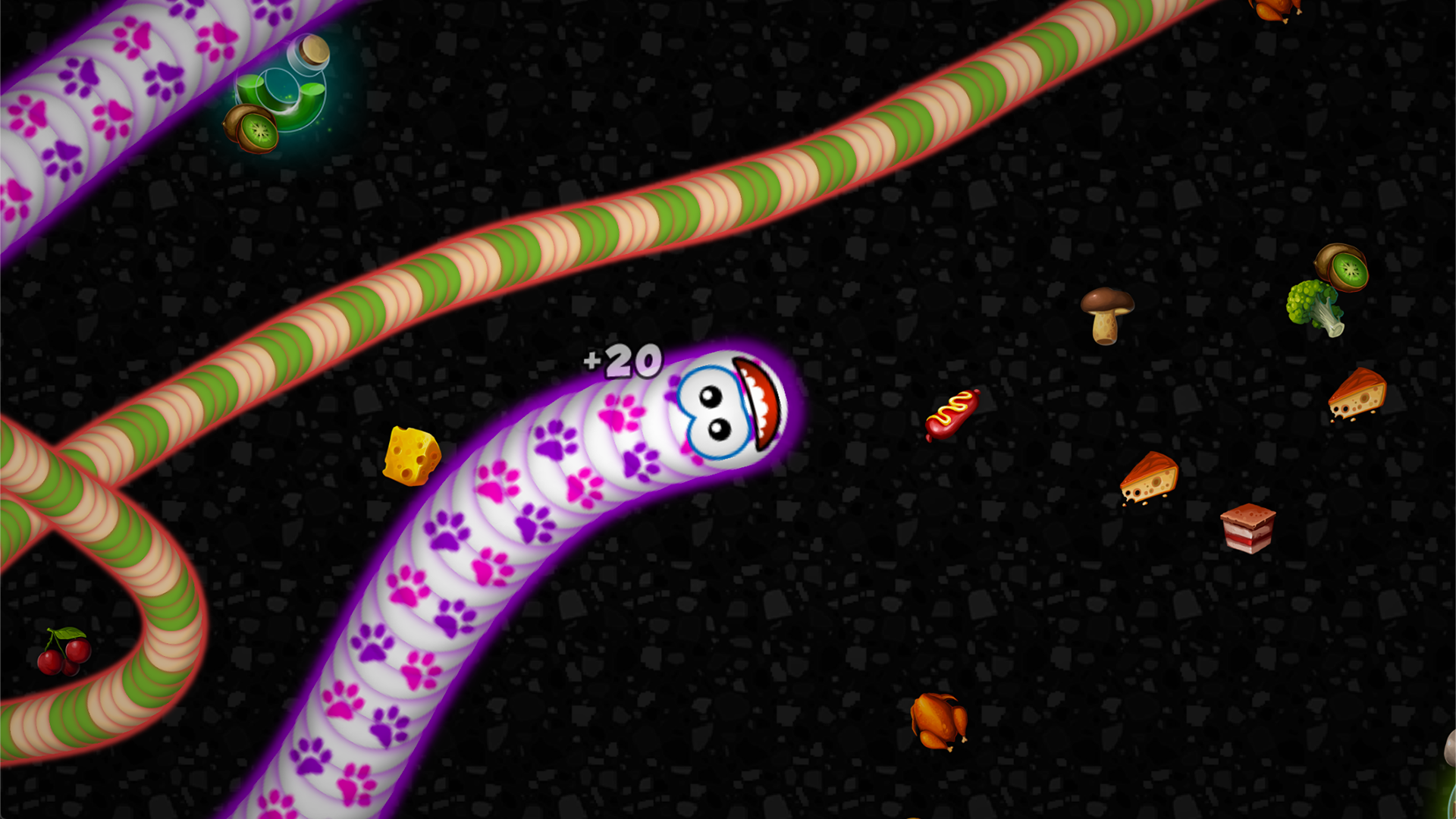 Worms Zone a Slithery Snake - Jogue o jogo da Cobrinha em Jogos na Internet